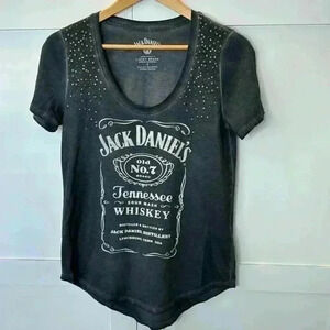 Lucky Brand Jack Daniel’s Gray TShirt Small